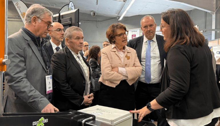La ministre de l'Agriculture, Annie Genevard, était prsente à l'ouverture du Sitevi, ce mardi 25 novembre à Montpellier. © Préfecture de l'Hérault